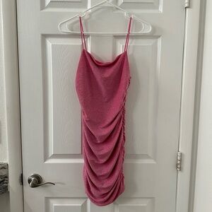 Pink Scrunch Shein Dress